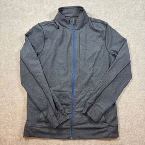 Lululemon Dark Gray Full Zip Performance Sweatshirt Men's Size XL EUC